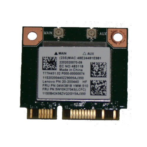 (Bild für) WLAN-Modul für LENOVO Ideapad 100-15IBD - zum Schließen ins Bild klicken